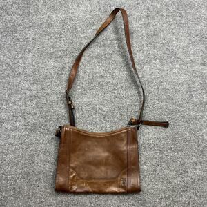 Frye Crossbody Bag Womens Leather Adjustable Strap Distressed Purse Vintage